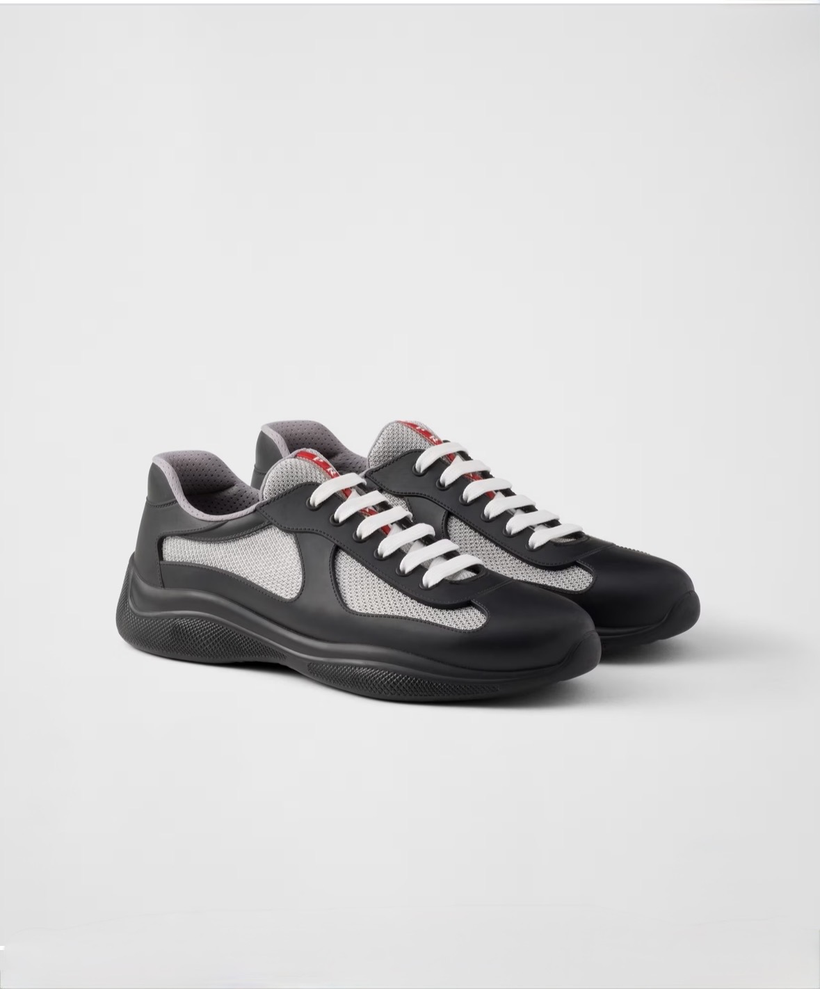 Prada America's Cup Soft Rubber and Bike Fabric Sneakers
